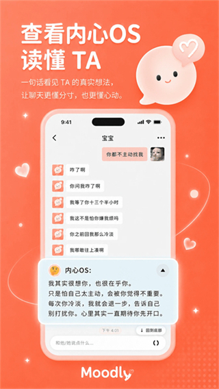 Moodly 情绪分析仪表盘截图